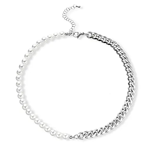 Collier de Perles Chaine Cubaine