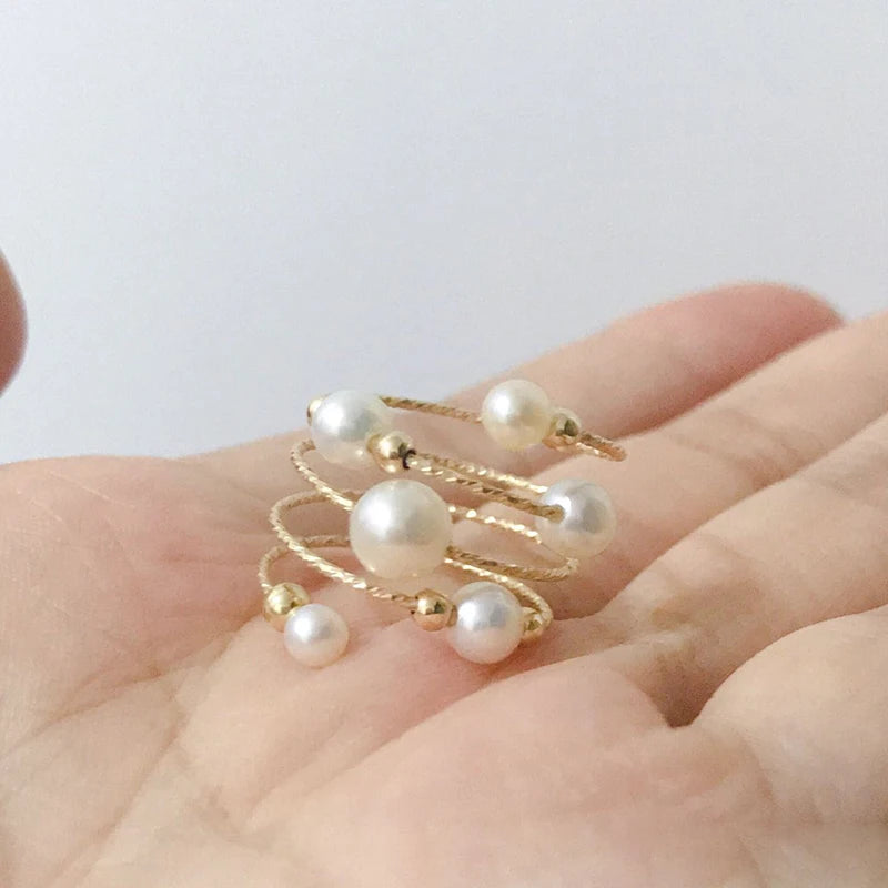 Bague Or et Perle de Culture