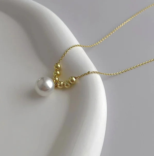 Collier Or et Perle