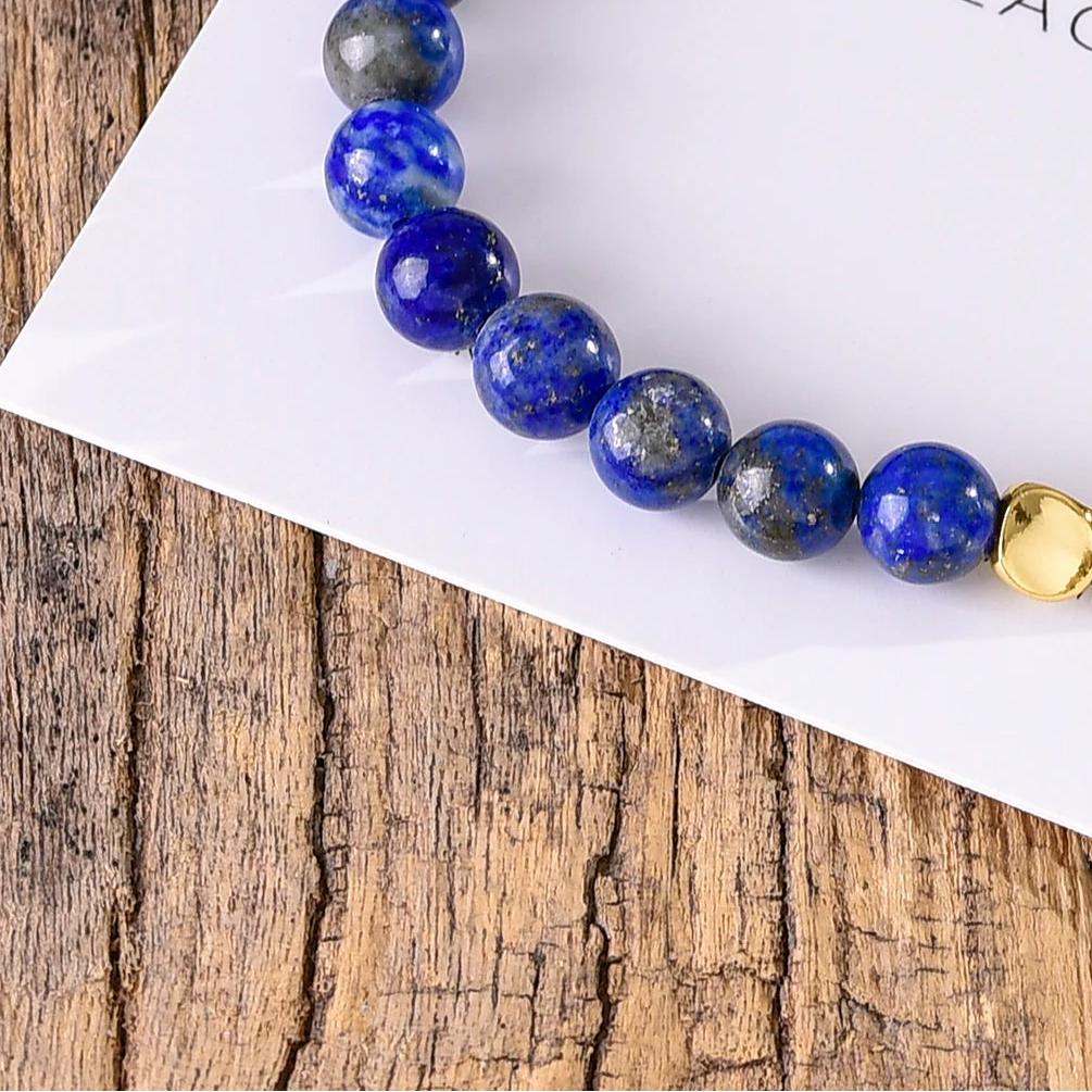 Bracelet Homme Perle Bleu