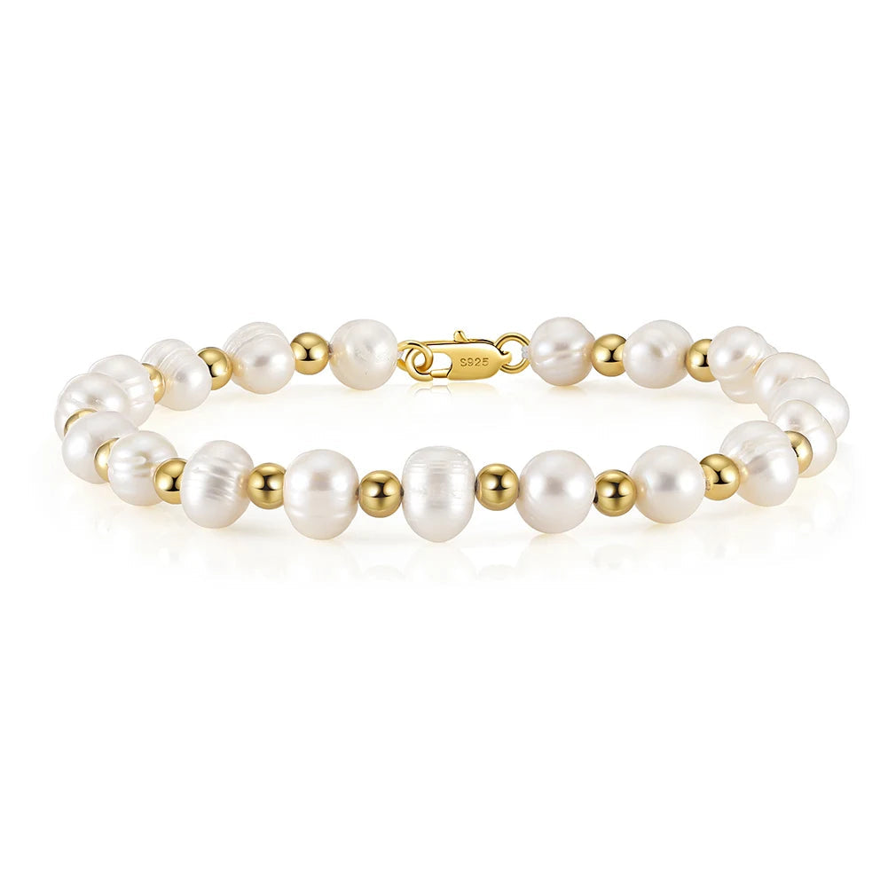 Bracelet Perle Blanche