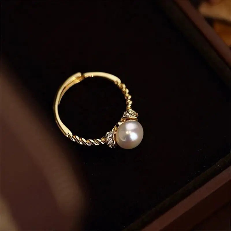 Bague Perle de Culture Vintage