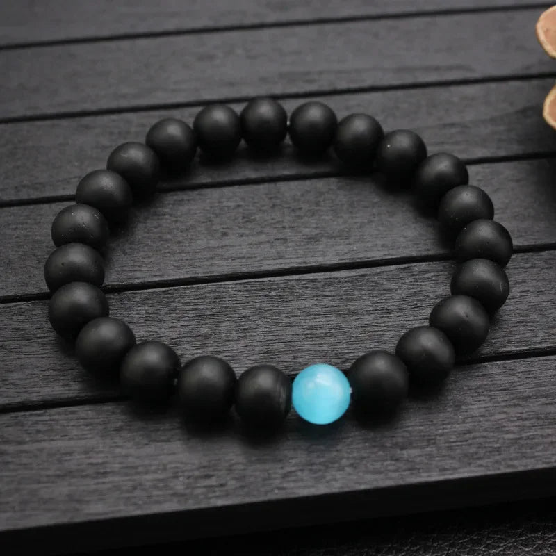 Bracelet Homme Perle Onyx
