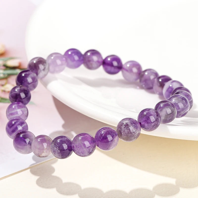 Bracelet Perle Amethyste