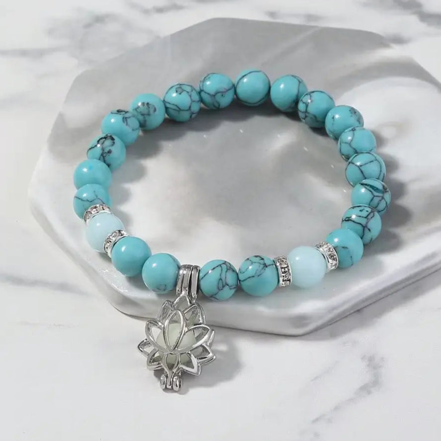 bracelet perle fluo