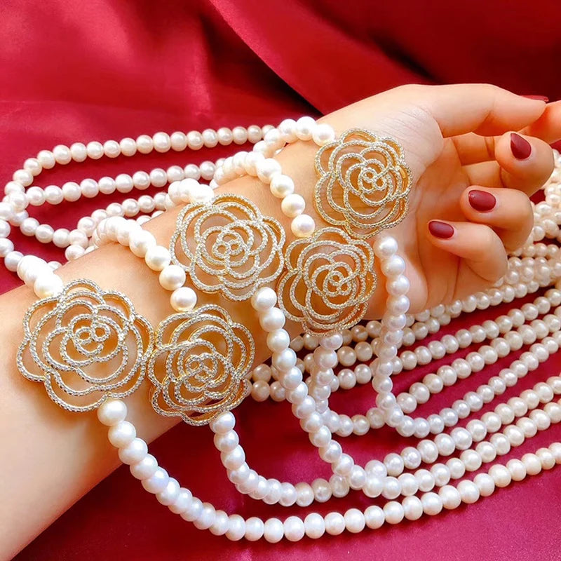 Collier Perle Fleur