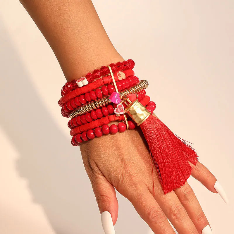 Bracelet Perle et Pompon