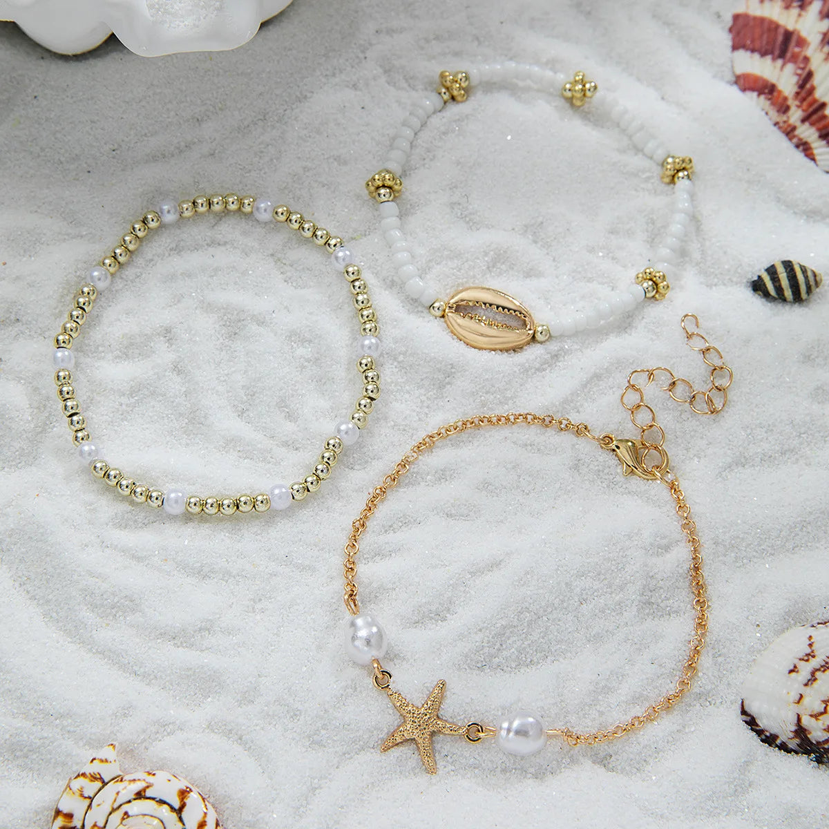 Bracelet Coquillage Et Perle