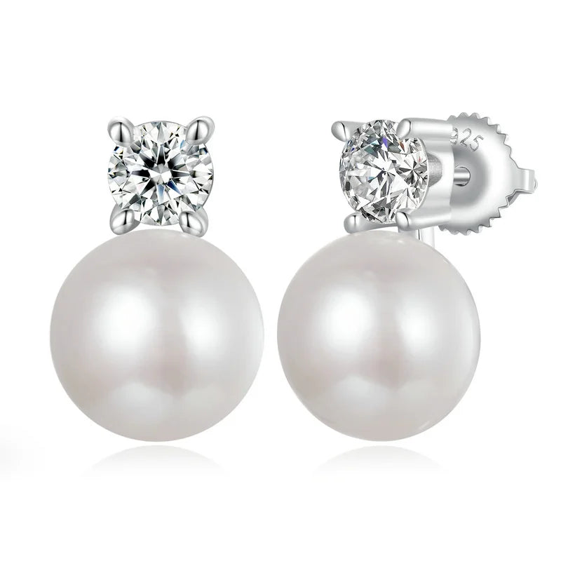 Boucle d'Oreille Perle Mariage