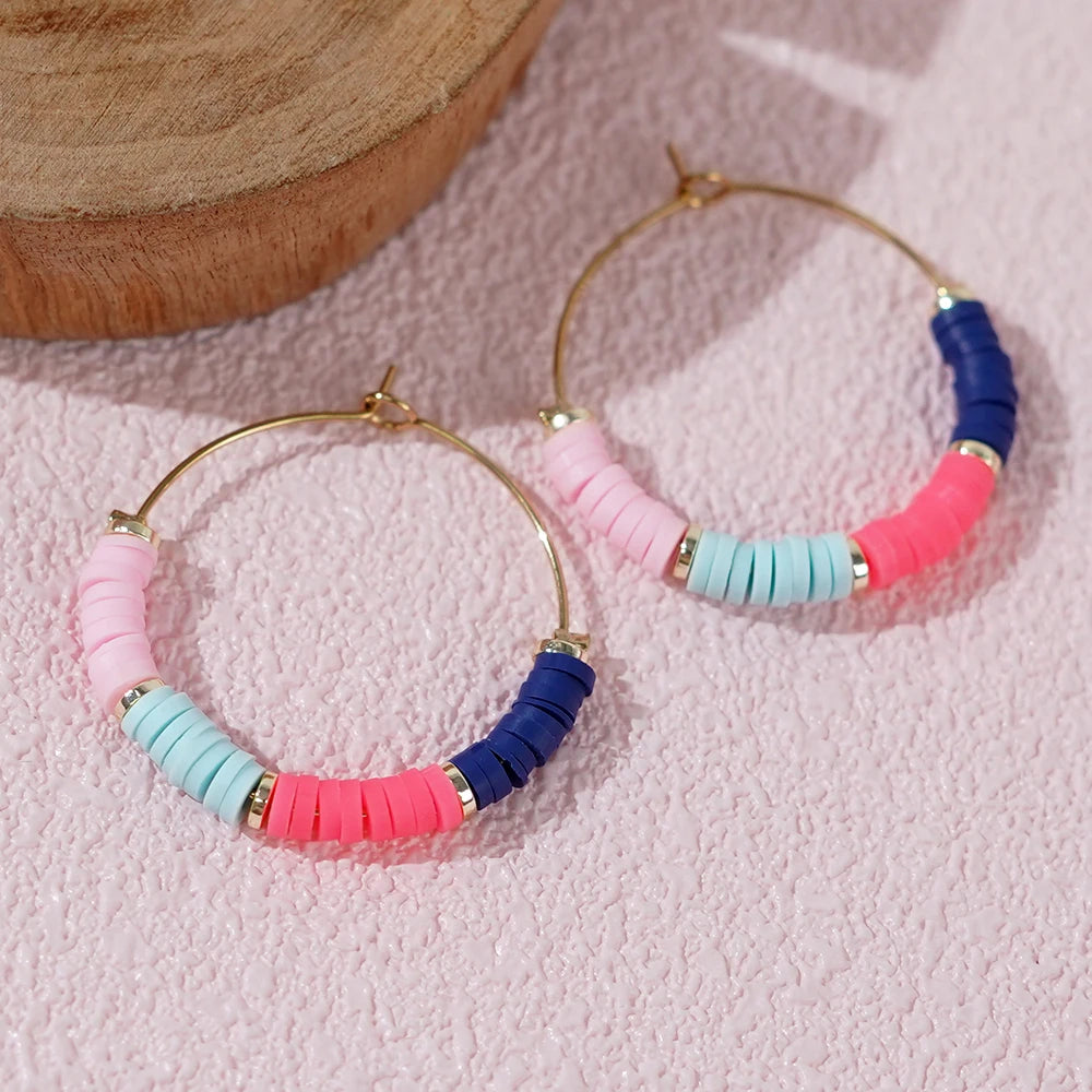 Boucle D'oreille Perle Heishi