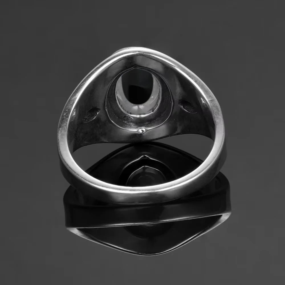 Bague Homme Perle Noire