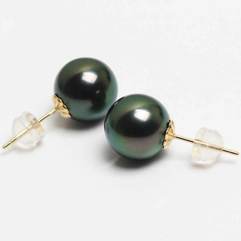Boucle d Oreille Perle de Tahiti