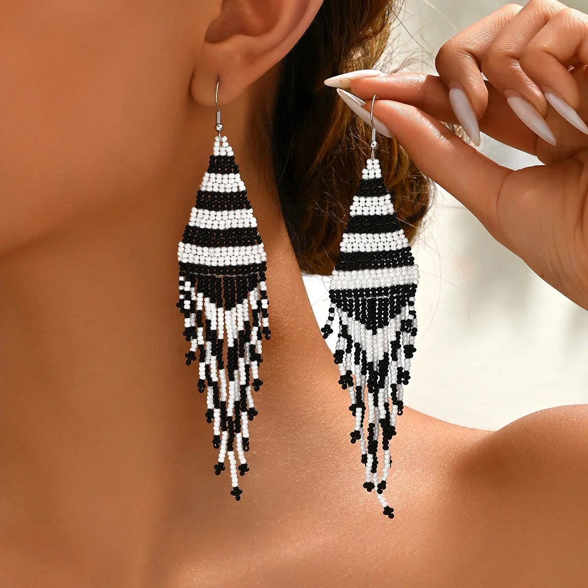 Boucle d'Oreille Perle Miyuki