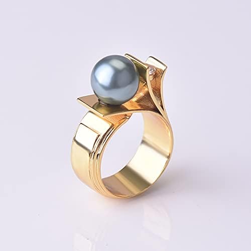 Bague Perle De Tahiti Or 750
