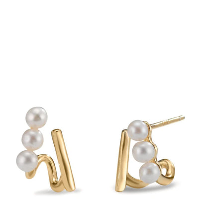 Boucle d'Oreille 3 Perles