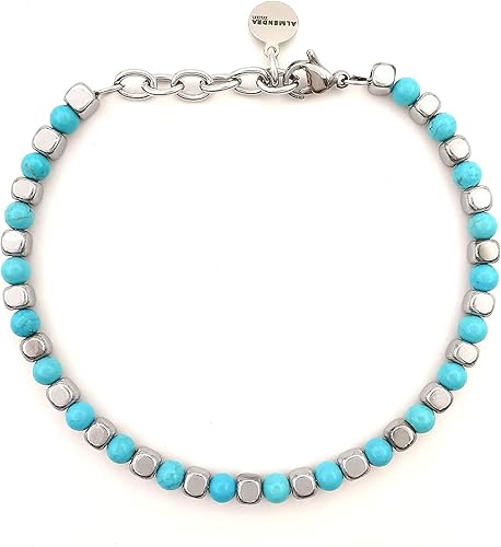 bracelet perle turquoise homme