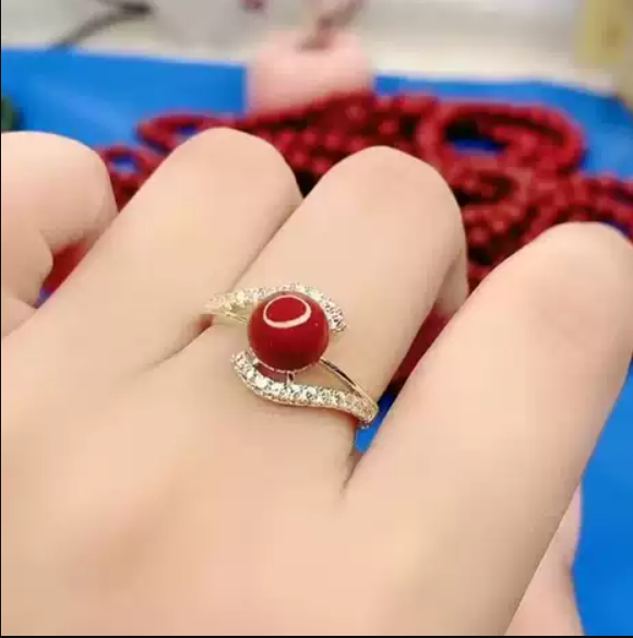 Bague Perle de Verre