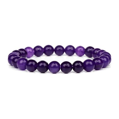 bracelet perle violet