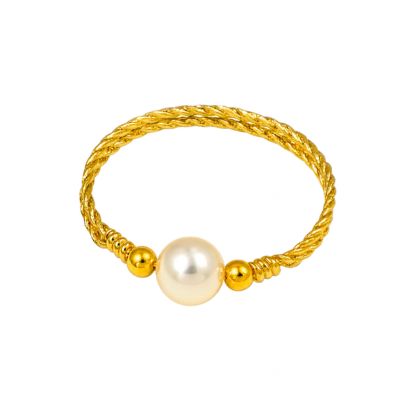 Bague avec Petite Perle