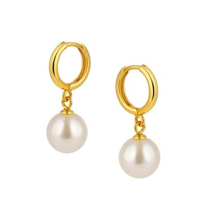 Boucle d'Oreille Perle Acier Inoxydable