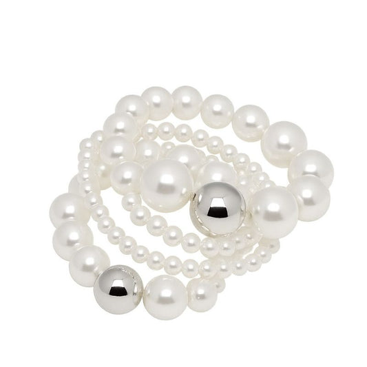Bracelet Multi-Rangs Perles