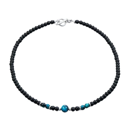Collier Perle Noire Ras de Cou