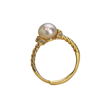 Bague Perle de Culture Vintage
