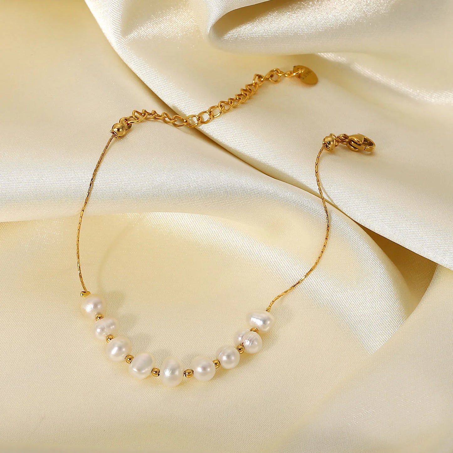 Bracelet Chaine et Perle