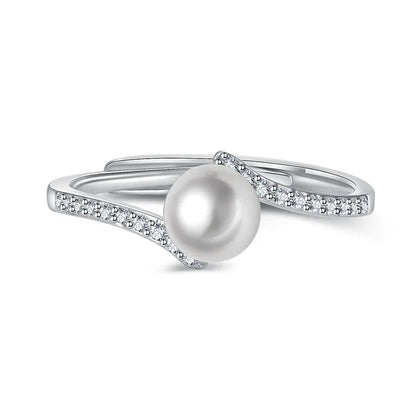 Bague avec Perle Fine