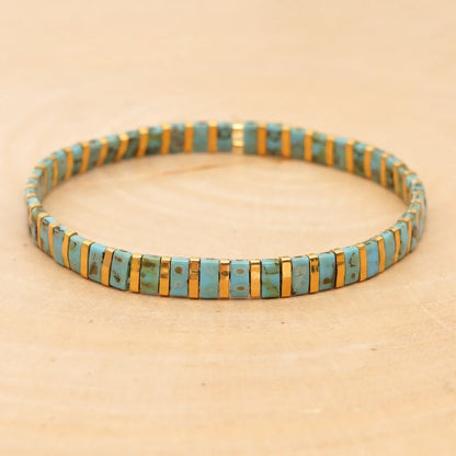 Bracelet Ete Perle Plate