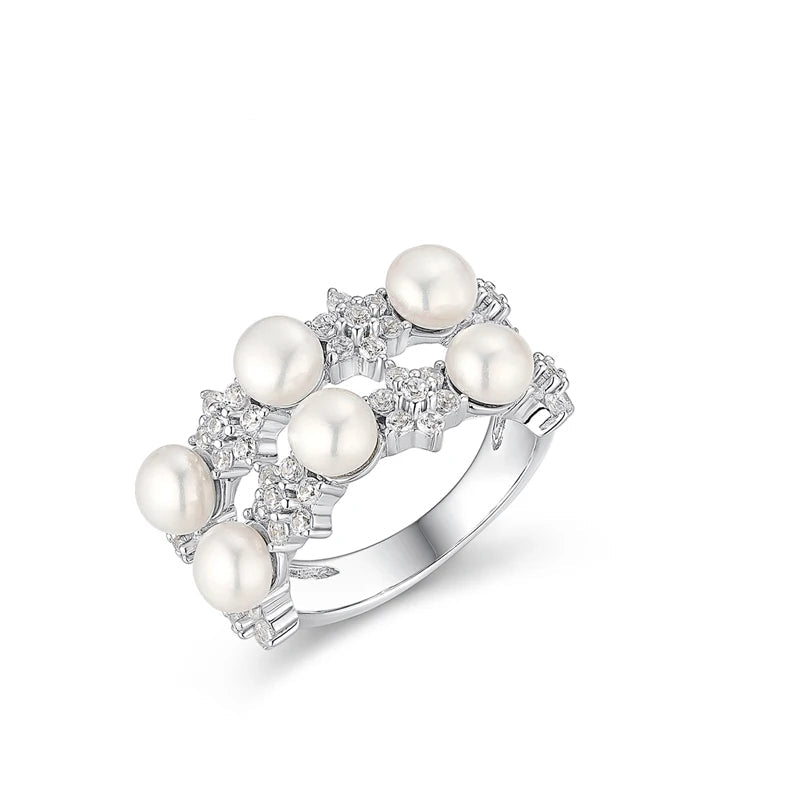 Bague 3 Perles