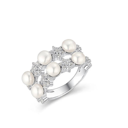 Bague 3 Perles
