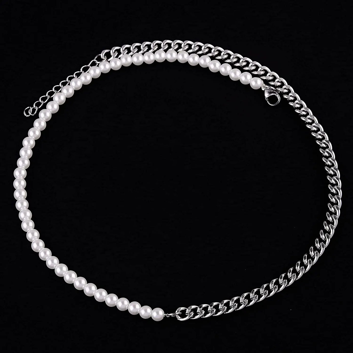 Collier de Perles Chaine Cubaine