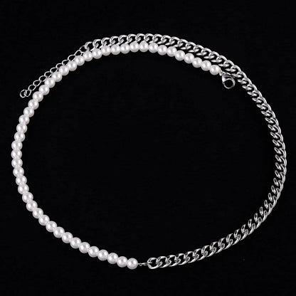 Collier de Perles Chaine Cubaine