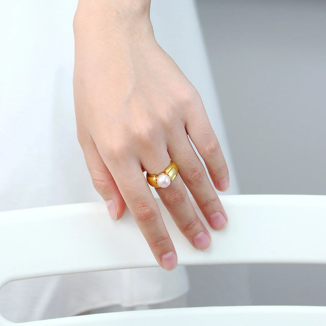 Bague Or 18 Carats Perle de Culture