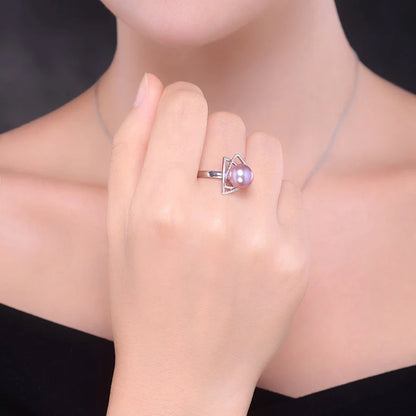 Bague Perlée