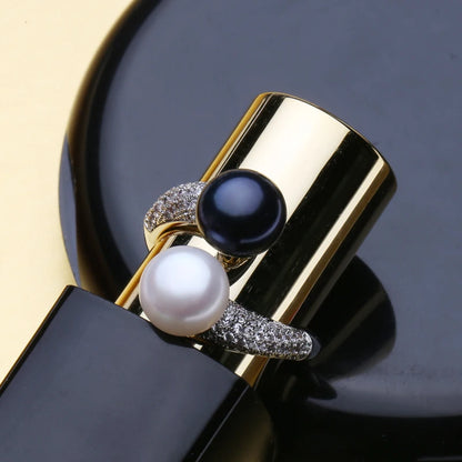 Bague 2 Perles de Culture