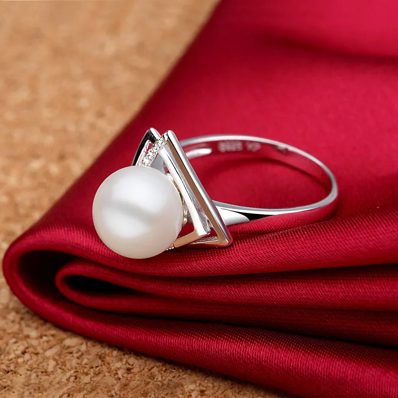 Bague Perlée