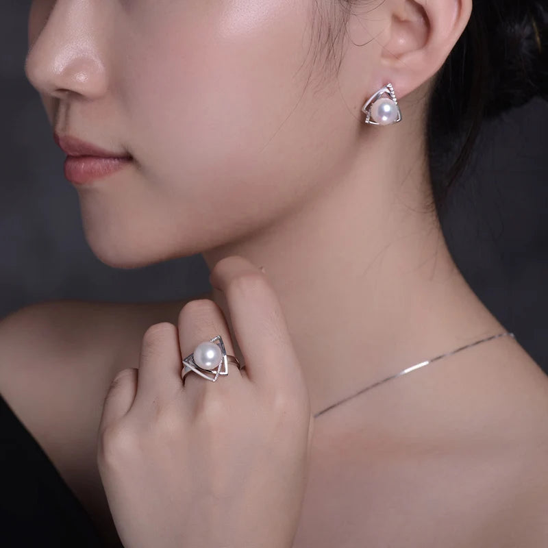 Bague Perlée