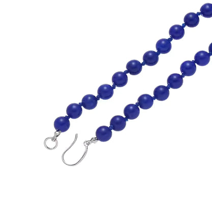 Collier Perle Bleu Marine
