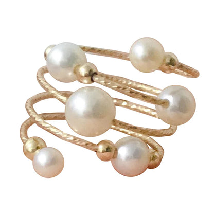 Bague Or et Perle de Culture