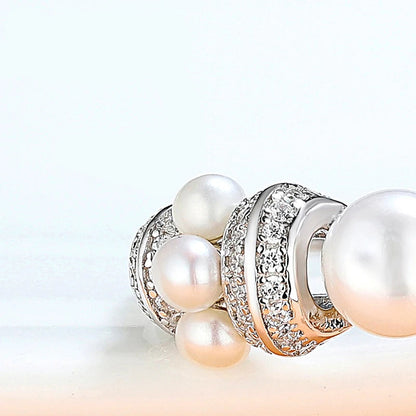 Bague Perle Blanche