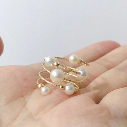 Bague Or et Perle de Culture