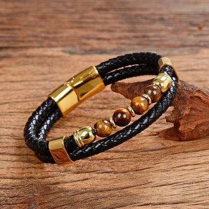 Bracelet Cuir et Perle