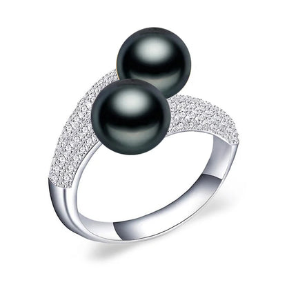 Bague 2 Perles de Culture