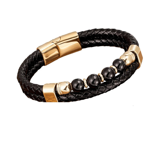 Bracelet Cuir et Perle