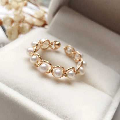 Bague Or Perle