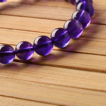 bracelet perle violet