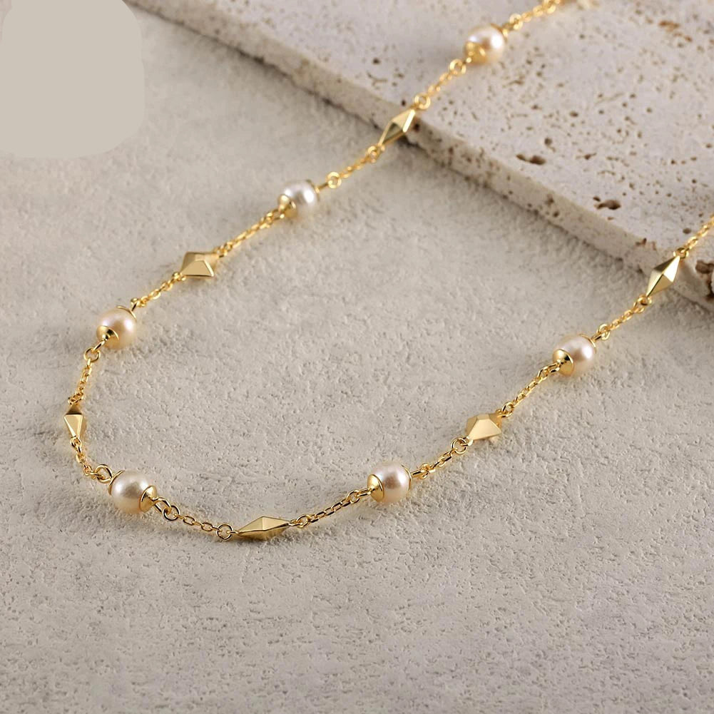 Collier Perle et Chaine