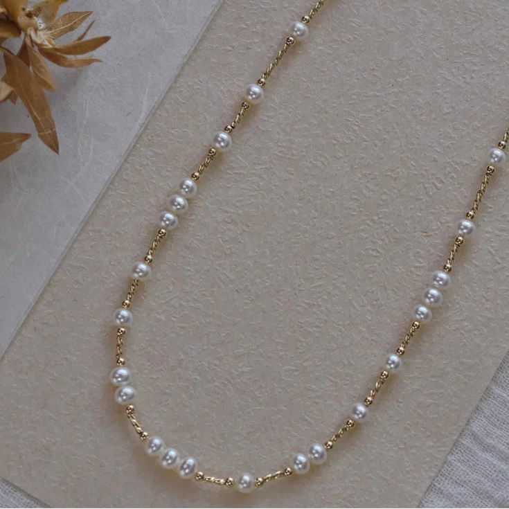 Collier Perle Naturelle 14 Carats